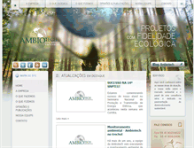 Tablet Screenshot of ambiotech.com.br